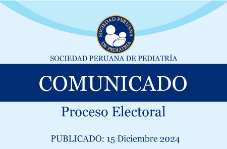 Comunicado Proceso Electoral Sociedad Peruana De Pediatr A